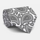 ペイズリーのタイ ネクタイ (ロール)