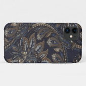 ペイズリーのデニムのプリントの穹窖のiPhone 5 Case-Mate iPhoneケース (裏面(横))