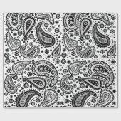 ペイズリーのパターン（の模様が）あるな紙を着色するために用意して下さい ラッピングペーパー (フラット)