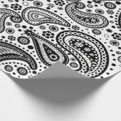 ペイズリーのパターン（の模様が）あるな紙を着色するために用意して下さい ラッピングペーパー (角)