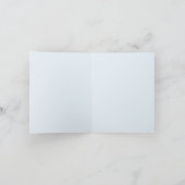 ペイズリーのプリントのサンキューカード サンキューカード (内部)