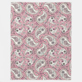 ペイズリーのベビー フリースブランケット (正面)