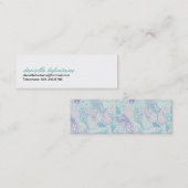 ペイズリーのミニ呼出しカード コーリングカード (正面/裏面)