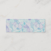 ペイズリーのミニ呼出しカード コーリングカード (裏面)