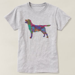 ペイズリーのラブラドール Tシャツ