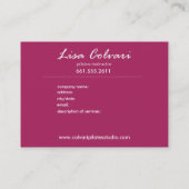 ペイズリーの最高の名刺のテンプレート 名刺 (裏面)