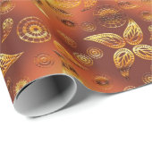ペイズリーの民族のBohoパターン ラッピングペーパー (ロールコーナー)