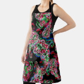 ペイズリーの花のパターン、民族背景。 エプロン (インサイチュ)