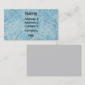 ペイズリーの青の名刺 名刺 (正面/裏面)