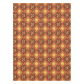 ペイズリーのBohoのスタイルのボヘミアの金 テーブルクロス (正面)