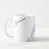 ペイズリーのNarwhalのマグ コーヒーマグカップ (左)