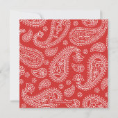 ペイズリーウェスタンバースアナウンス 案内状 (裏面)