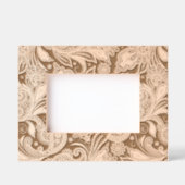 ペイズリーエレガント花柄 レーザー彫刻フレーム (正面)