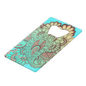 ペイズリーオーナメントI +あなたのバックガー。&アイディア クレジットカード栓抜き (裏面アングル)