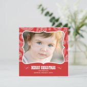 ペイズリーカウボーイクリスマスカード シーズンカード (スタンド正面)