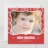 ペイズリーカウボーイクリスマスカード シーズンカード (正面)