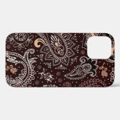 ペイズリーカラフルスタイルのシームレスなパターンビンタグ Case-Mate iPhoneケース (裏面 (横))