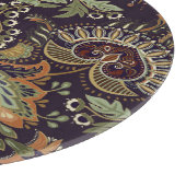 ペイズリーカラフル織物：民族ヴィンテージデザイン カッティングボード (角)