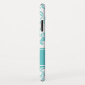 ペイズリーガーデンと変更可能な色 Case-Mate iPhoneケース (裏面/右)