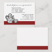 ペイズリーガーデンティーパーティー エンクロージャーカード (正面/裏面)