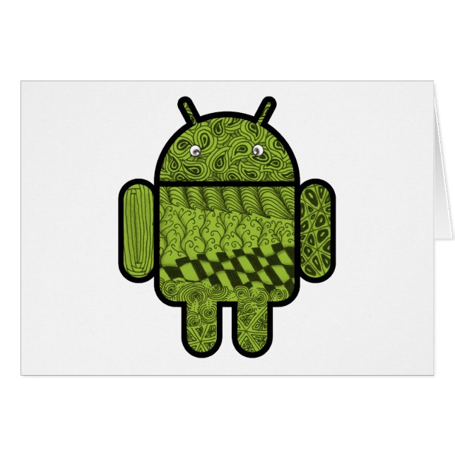 ペイズリーキャラクター用アンドロイドドードル™ (正面横)