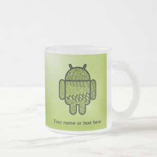 ペイズリーキャラクター for the Android™ ロボット フロストグラスマグカップ