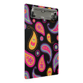 ペイズリーシカラフルームレスパターン ミニクリップボード (アングル)