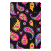 ペイズリーシカラフルームレスパターン ミニクリップボード (裏面)