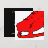 ペイズリースケート 招待状 (正面/裏面)