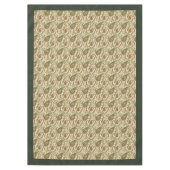 ペイズリースタイリッシュテーブルクロス自然 – ボホデコール テーブルクロス (正面)