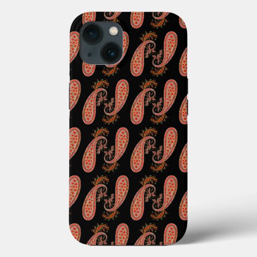 ペイズリーデザイン#1アットスーシージェイヌ Case-Mate iPhoneケース (裏面)