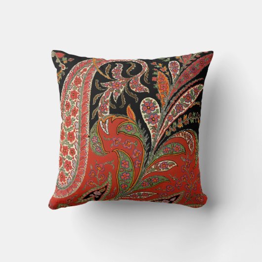 ペイズリーデザイン#5アットスーシージェイヌ クッション (裏面)