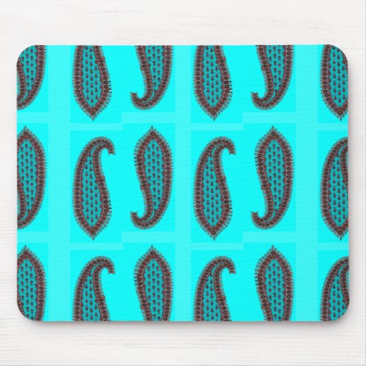 ペイズリーデザイン#8アットスーシージェイヌ マウスパッド (正面)