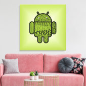 ペイズリードゥードルキャラクター for Android™ キャンバスプリント (インサイチュ (リビング))