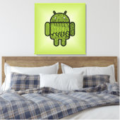 ペイズリードゥードルキャラクター for Android™ キャンバスプリント (インサイチュ (寝室))