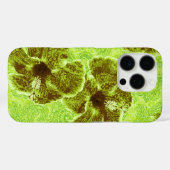 ペイズリーハイビスカスヴィンテージサイケデリックフローラライム Case-Mate iPhoneケース (裏面 (横))