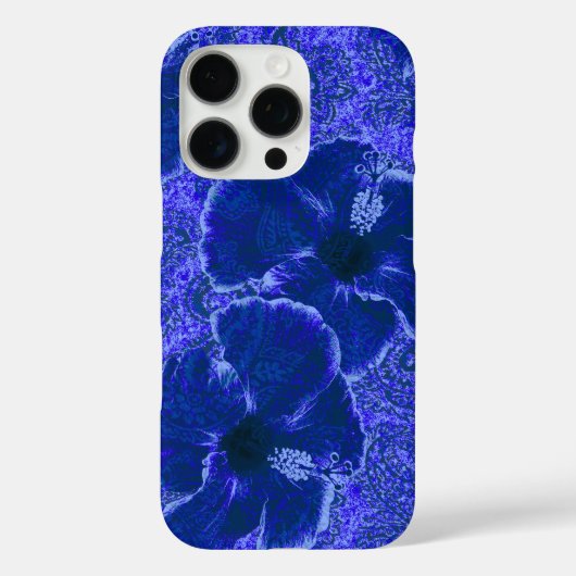 ペイズリーハイビスカスヴィンテージサイケデリックフローラ Case-Mate iPhoneケース (裏面)