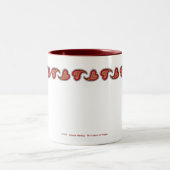 ペイズリーハートマググ ツートーンマグカップ (中央)