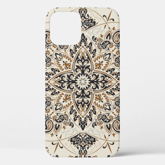 ペイズリーバンダナプリントシルクデザイン Case-Mate iPhoneケース (裏面)