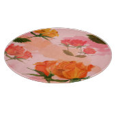 ペイズリーバンダナプリント、シルクスカーフデザイン。 カッティングボード (角)