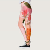 ペイズリーバンダナプリント、シルクスカーフデザイン。 レギンス (左)