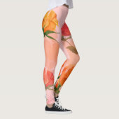 ペイズリーバンダナプリント、シルクスカーフデザイン。 レギンス (右)