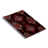 ペイズリーバンダナ:ボホヴィンテージプリント。 ノートブック (右側)