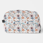 ペイズリーパターンの背景 ドップキット (正面)