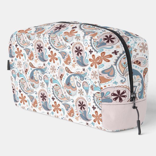 ペイズリーパターンの背景 ドップキット (右コーナー)