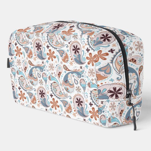 ペイズリーパターンの背景 ドップキット (右コーナー)