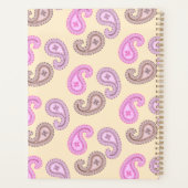 ペイズリーパターンボホ標準サイズプランナー プランナー手帳 (裏面)