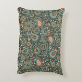 ペイズリーパターン3 アクセントクッション (裏面(縦))