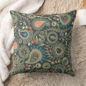 ペイズリーパターン3 クッション (ブランケット)