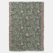 ペイズリーパターン3 スローブランケット (正面縦)